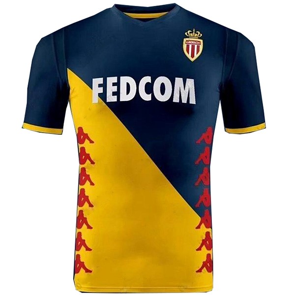 Camiseta AS Monaco Replica Segunda Ropa 2019/20 Amarillo